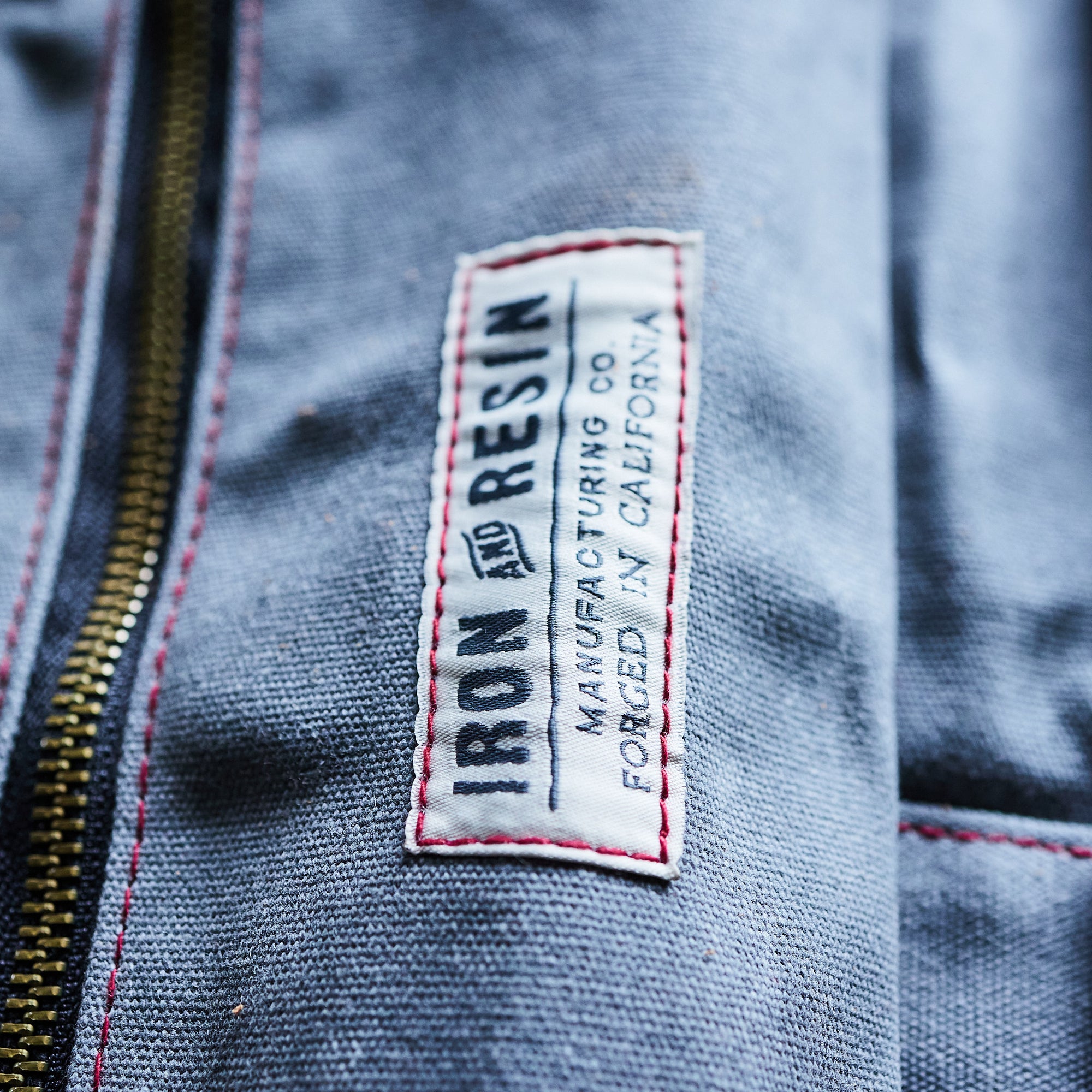 Iron & Resin - Værktøjswrap - Toolroll - Blå/grå