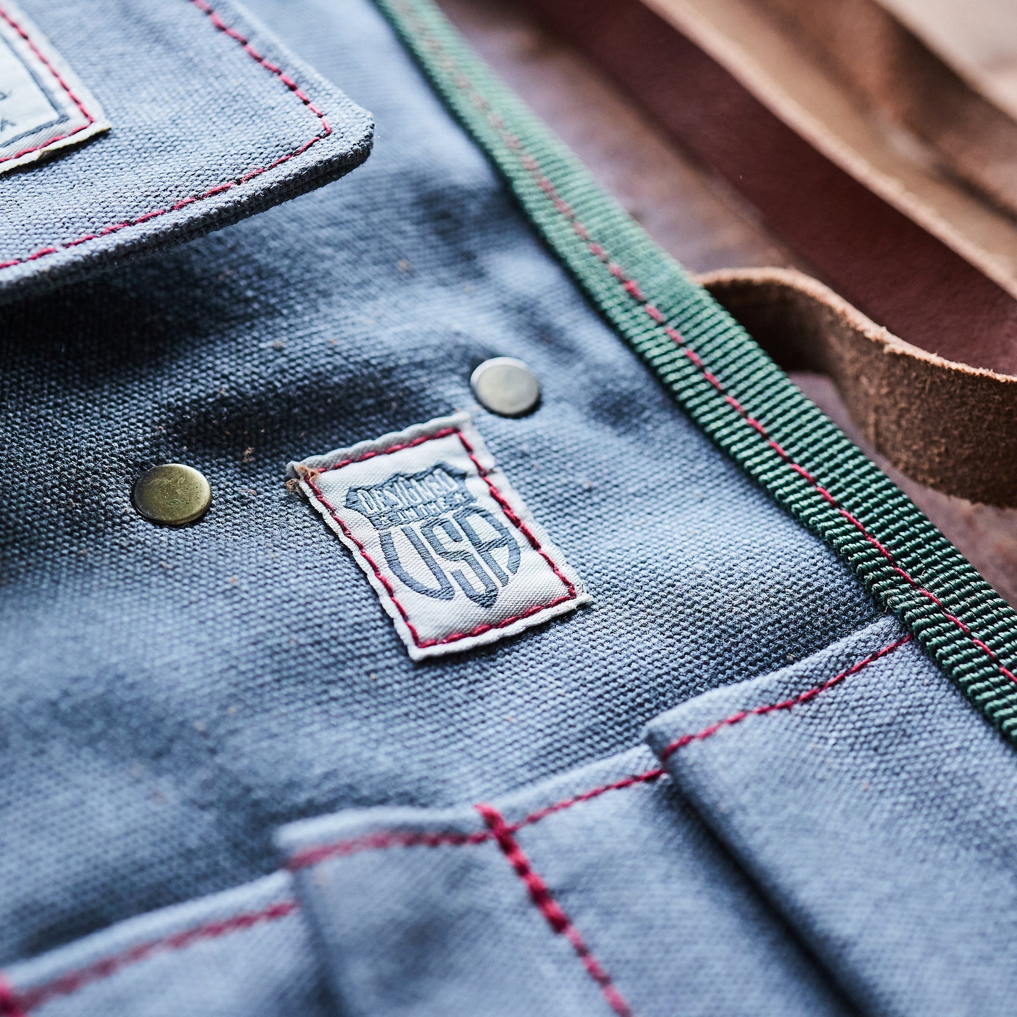 Iron & Resin - Værktøjswrap - Toolroll - Blå/grå