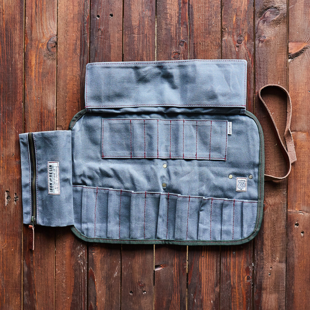 Iron & Resin - Tool wrap - Toolroll - Blue/grey