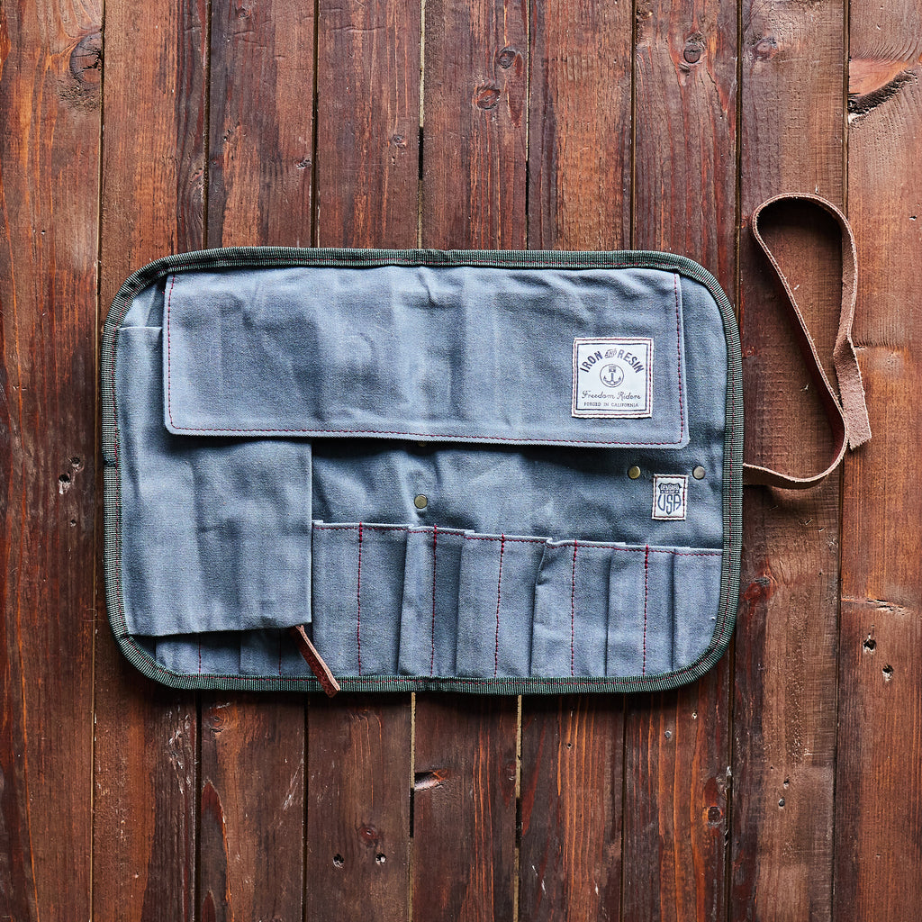 Iron & Resin - Tool wrap - Toolroll - Blue/grey
