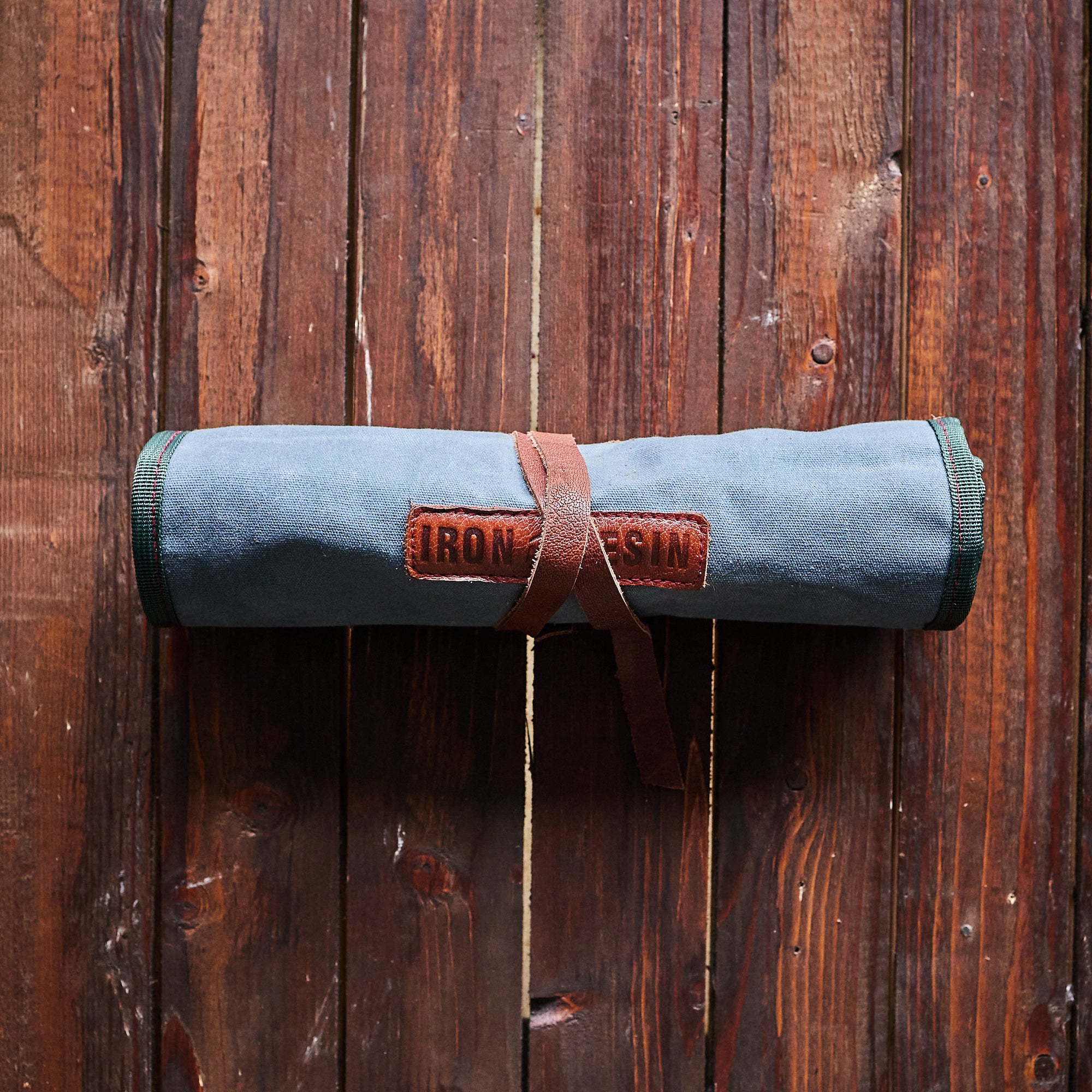 Iron & Resin - Værktøjswrap - Toolroll - Blå/grå