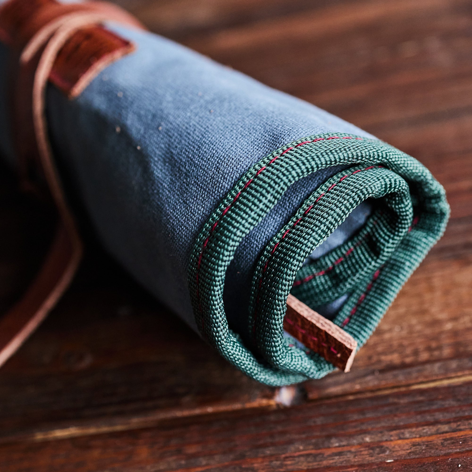 Iron & Resin - Værktøjswrap - Toolroll - Blå/grå