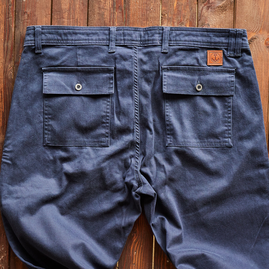 Iron & Resin - Brigade Bedford Cord Pant - navy/army