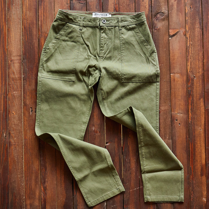 Iron & Resin - Brigade Bedford Cord Pant - navy/army