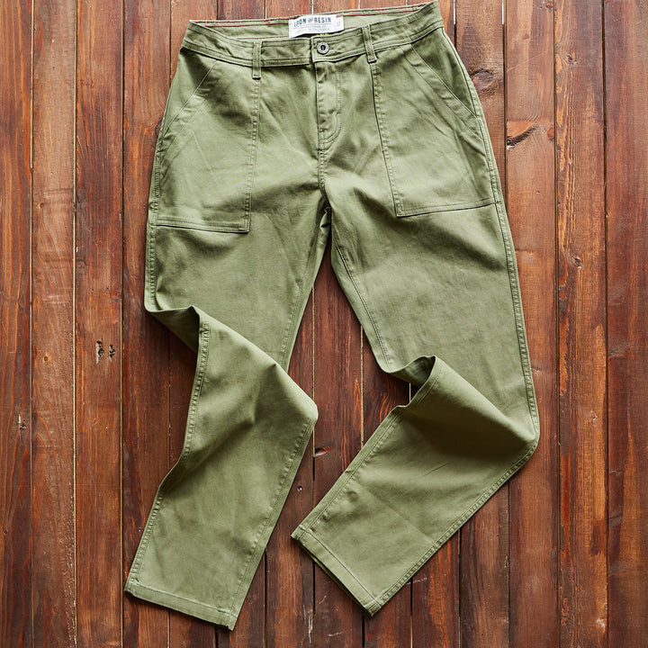 Iron & Resin - Brigade Bedford Cord Pant - navy/army