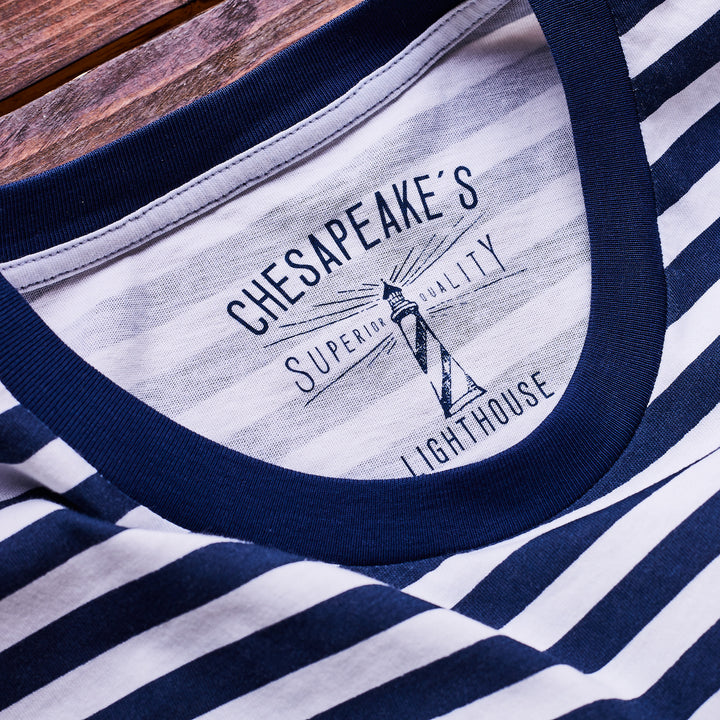 Chesapeake's - Lighthouse Tee - navy/hvid