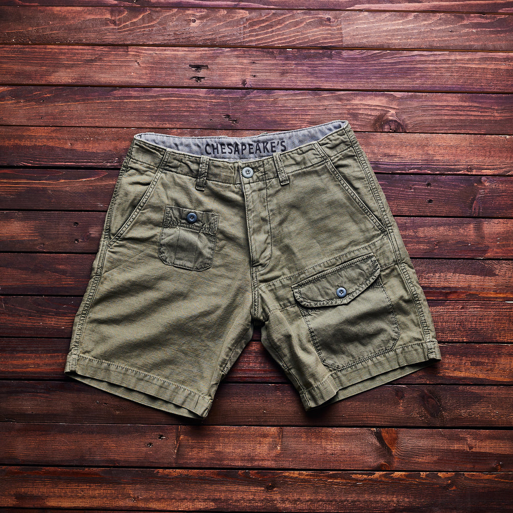 CHESAPEAKE'S - Harbor Shorts - Army - Green