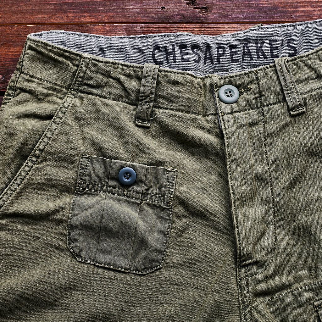 CHESAPEAKE'S - Harbor Shorts - Army - Green
