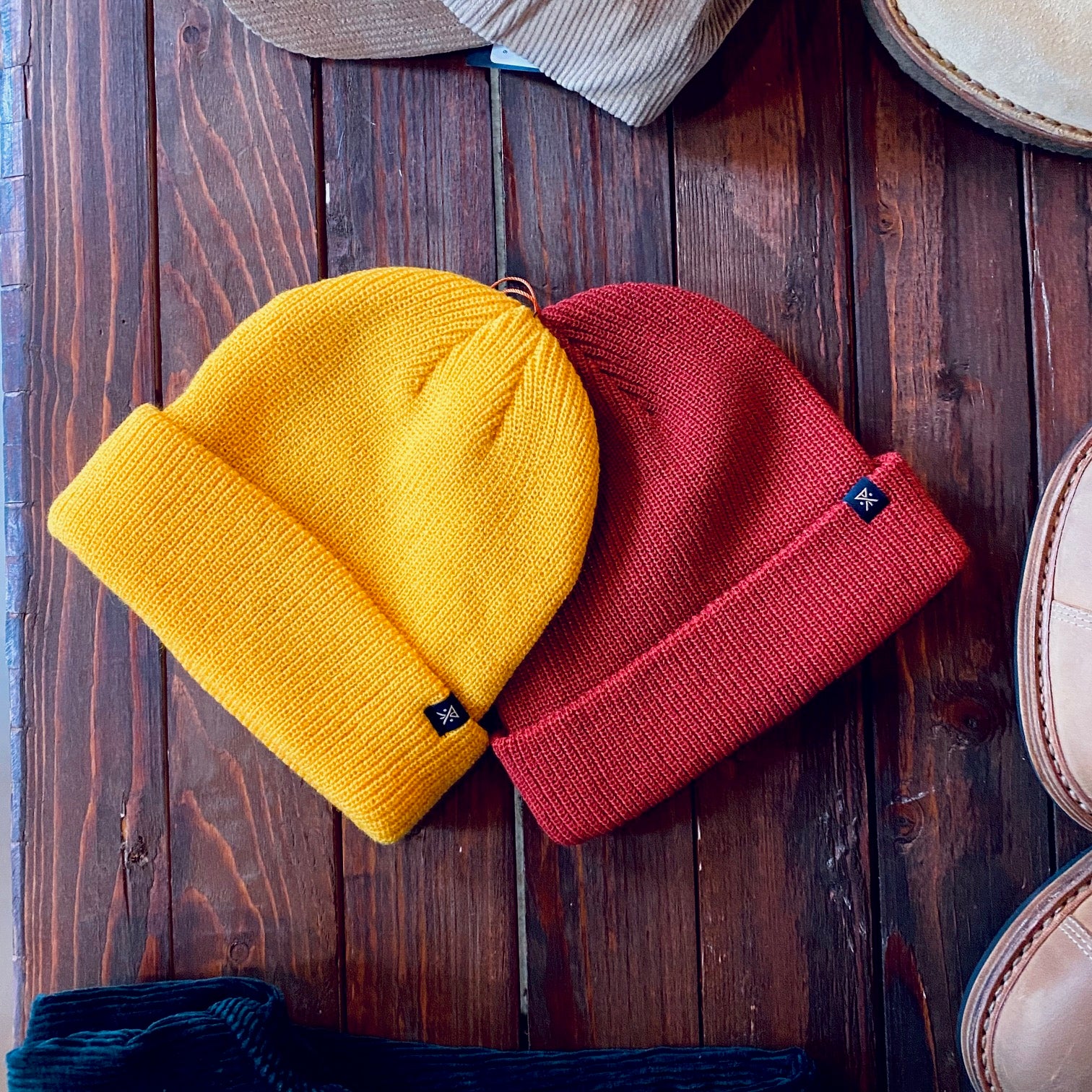 Roark - 2-PACK - BEANIES RØD/GUL