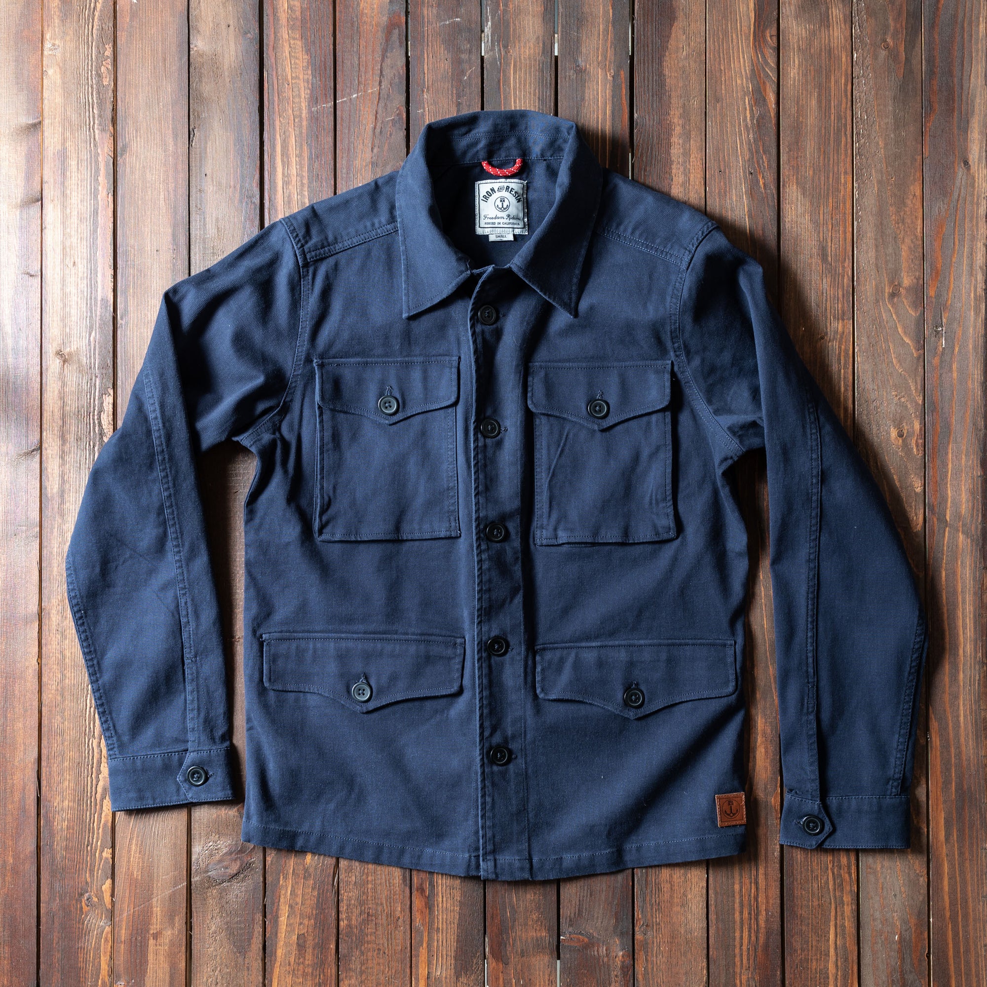 IRON & RESIN - MILITARY JACKET - NAVY