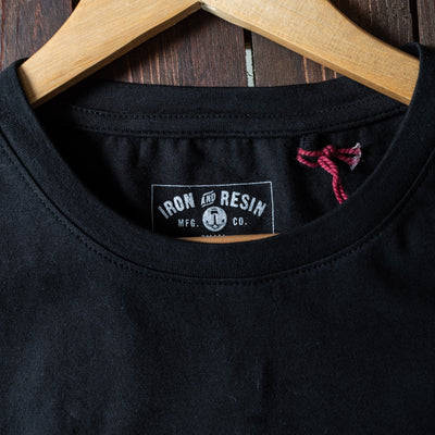 IRON & RESIN - T-shirt - ALLIANCE - BLACK