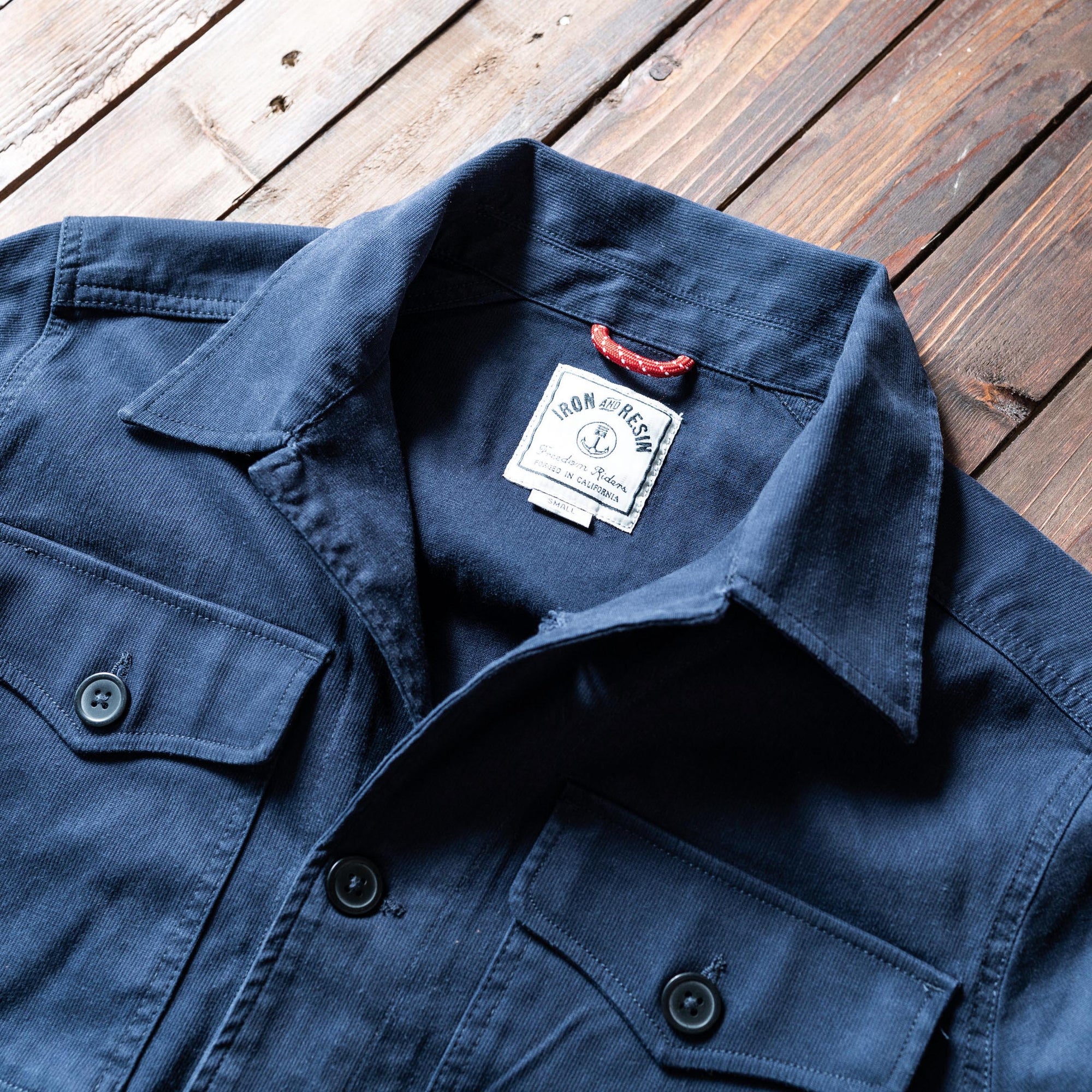 IRON & RESIN - MILITARY JACKET - NAVY