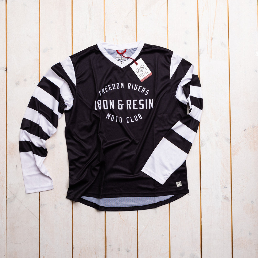Iron and Resin - Long sleeve shirt - Black/white - Race