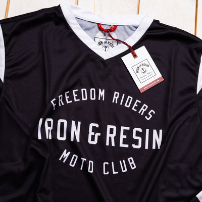Iron and Resin - Long sleeve shirt - Black/white - Race