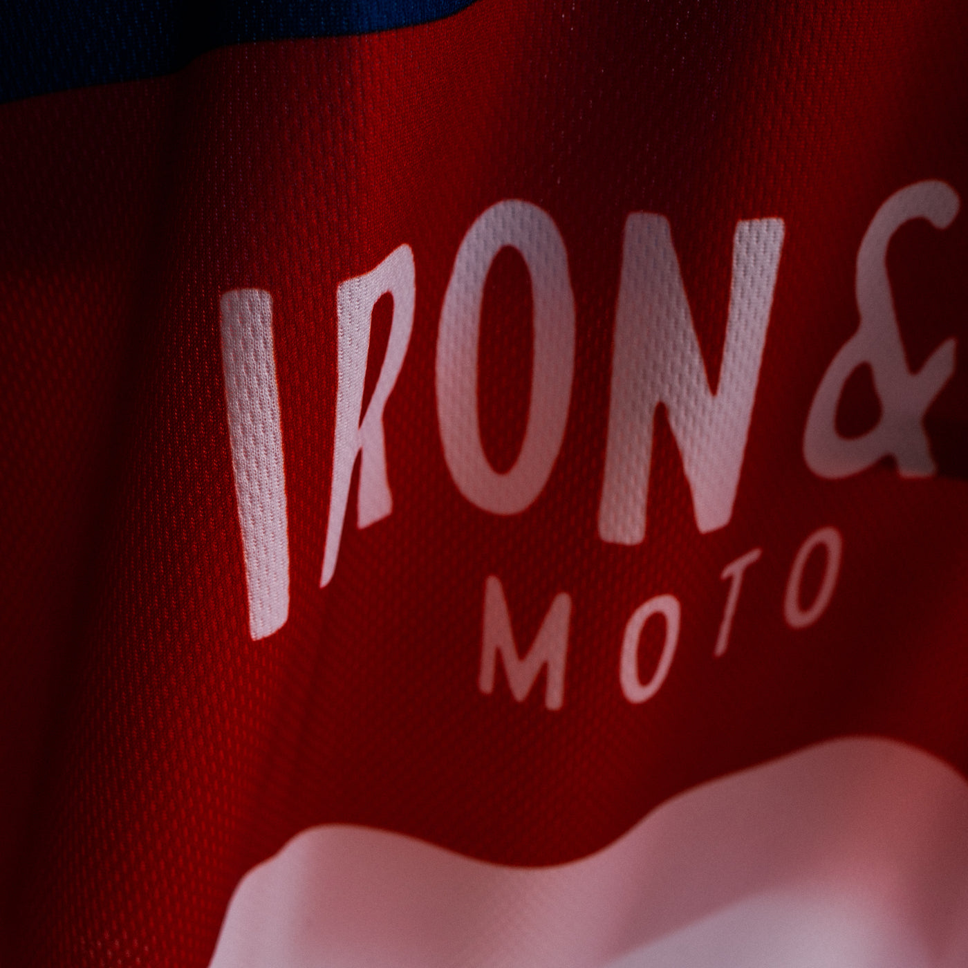 Iron and Resin - Long sleeve shirt - TRI-color Red-blue-white - Race