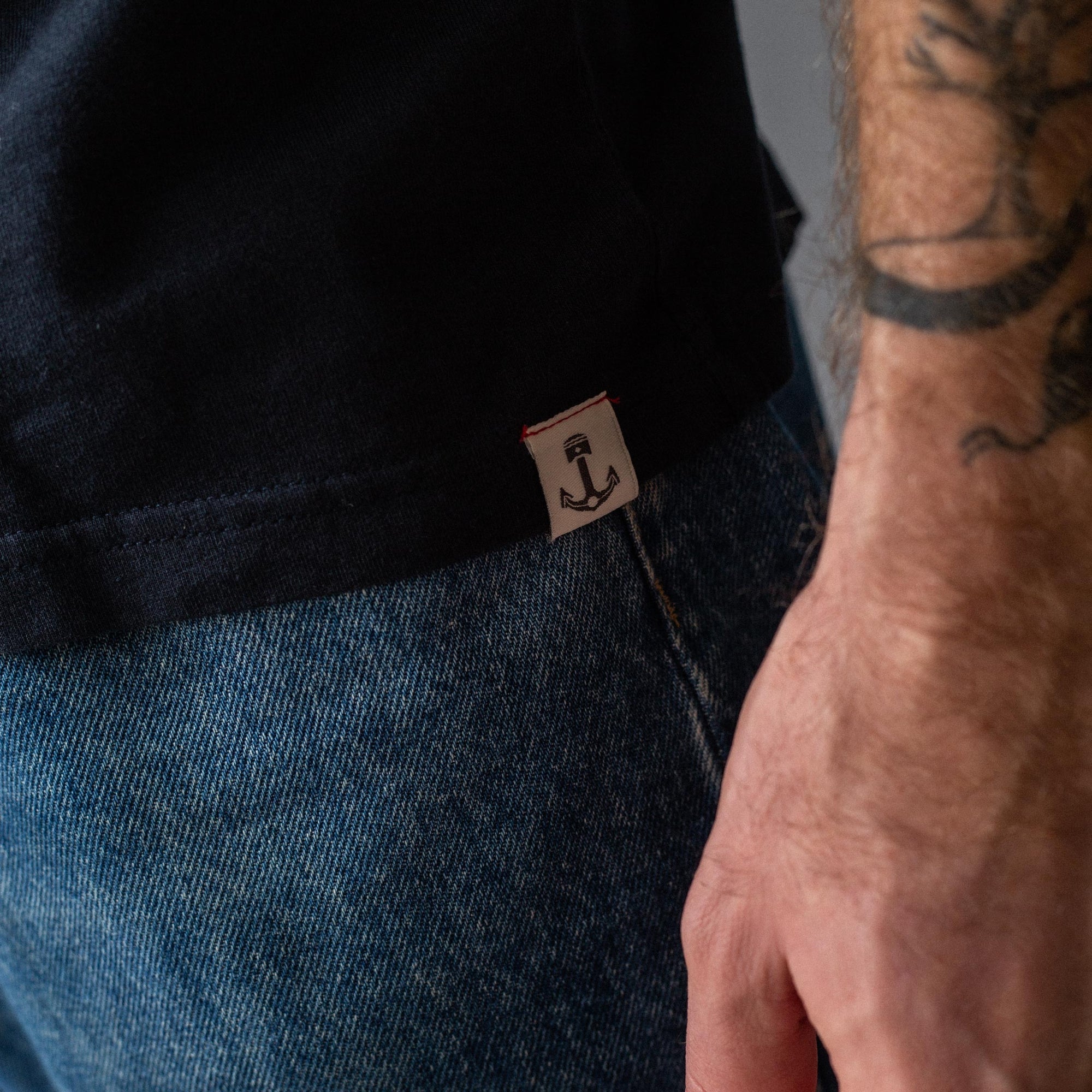 Iron and Resin - Sweater - Long sleeve - blue/off-white