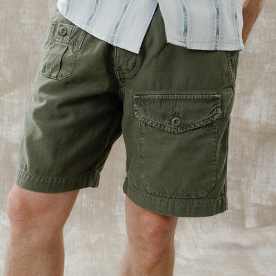 CHESAPEAKE'S - Harbour Shorts - Army - Grøn