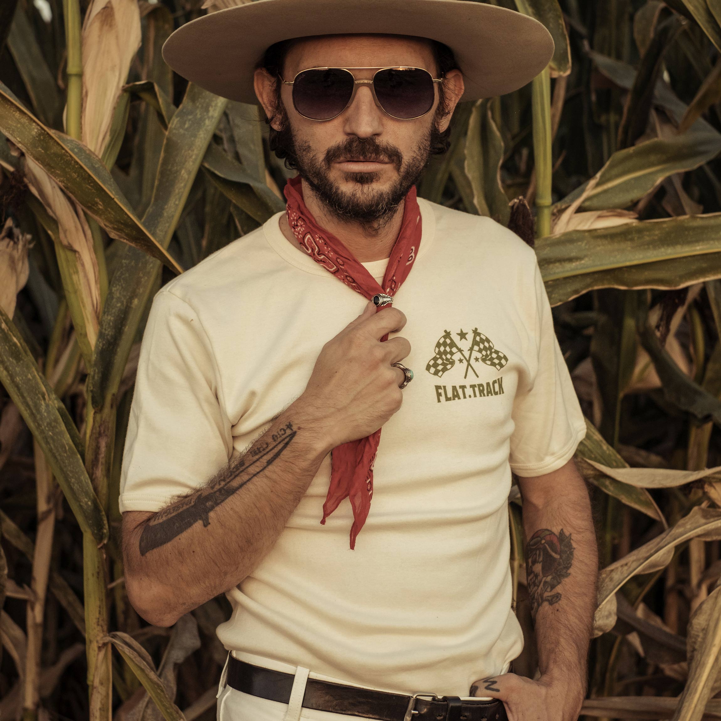 Brut Indigo - Flat track - short sleeve