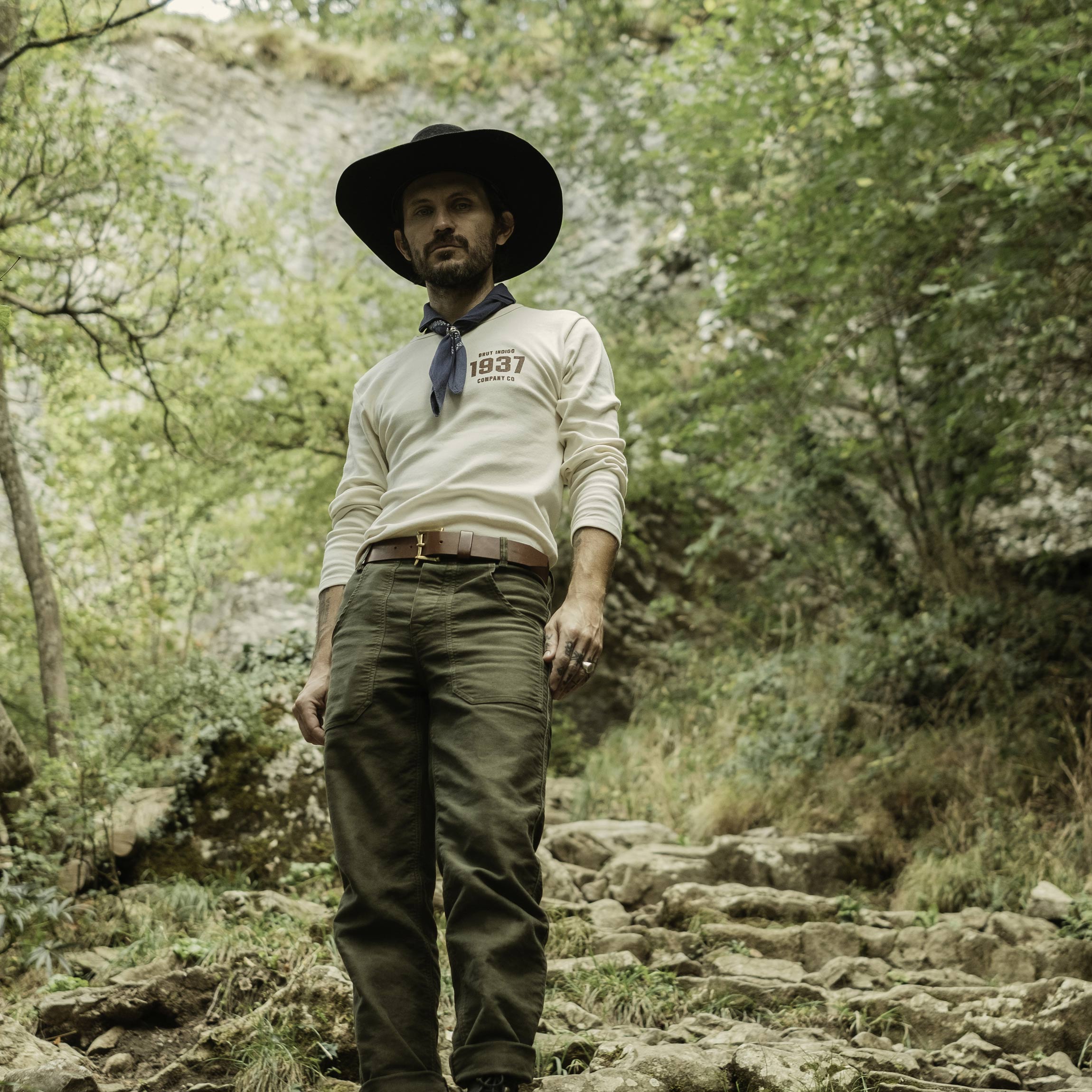 Brut Indigo - Joe Petrali - Long Sleeve