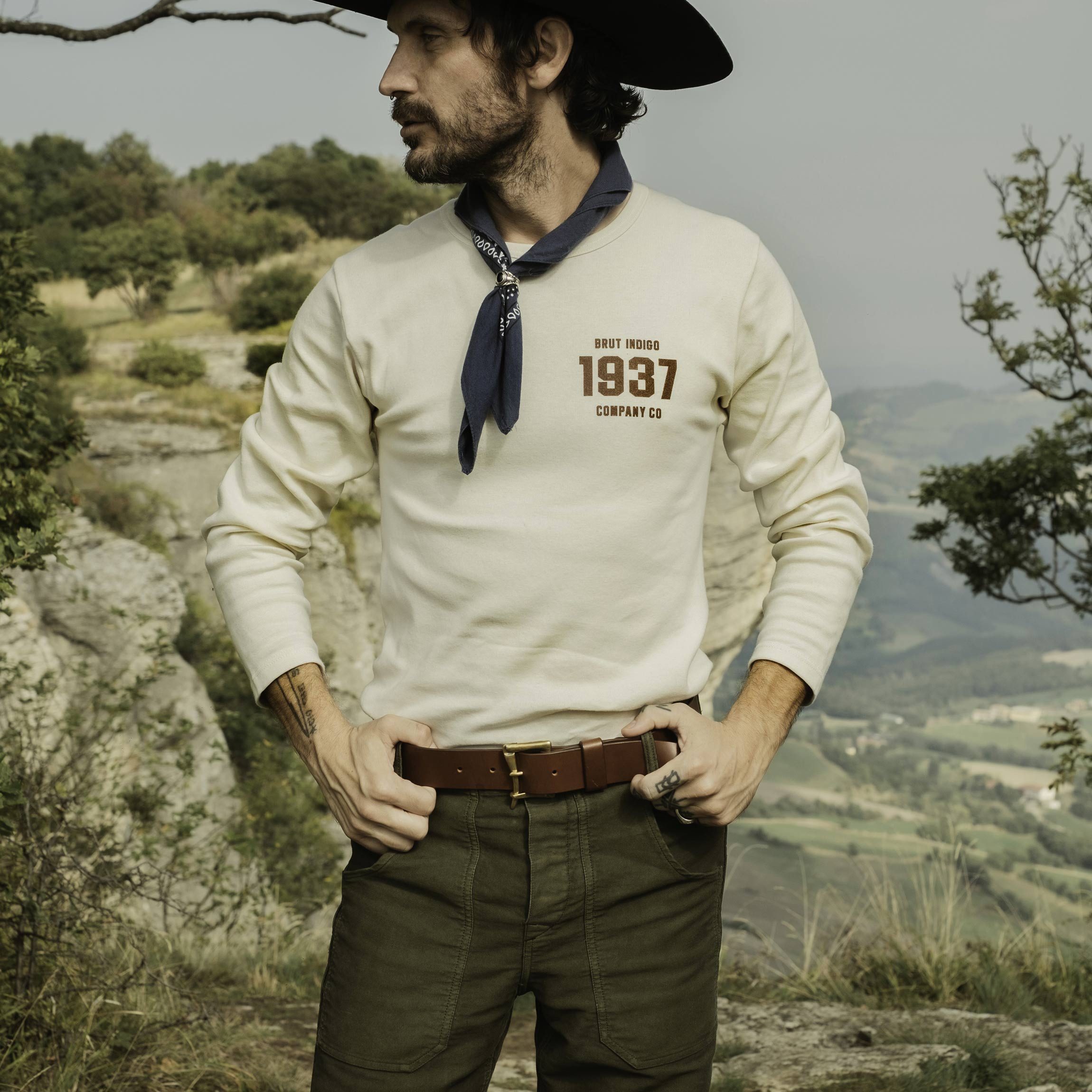Brut Indigo - Joe Petrali - Long Sleeve
