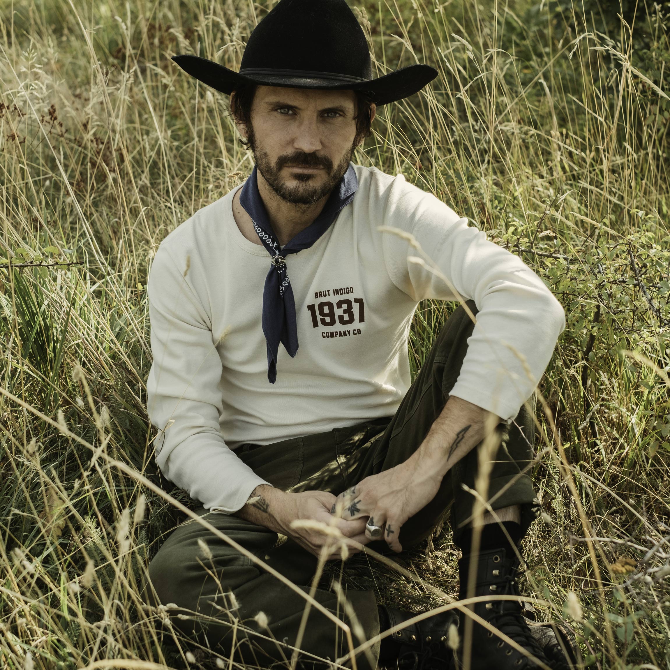 Brut Indigo - Joe Petrali - Long Sleeve