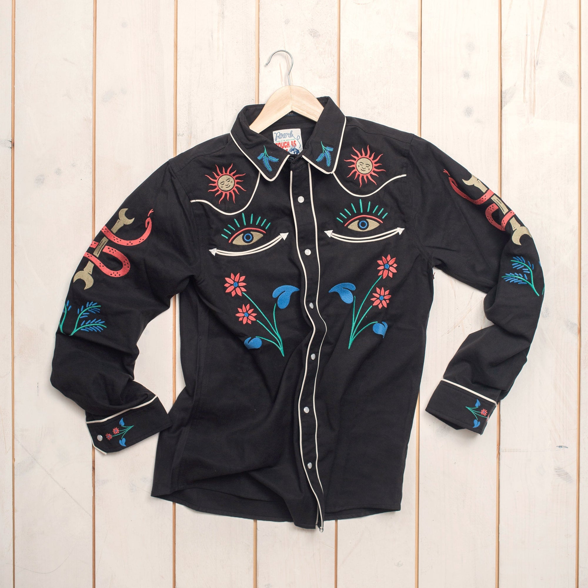ROARK -"On The Range"Long Sleeve Shirt - Black