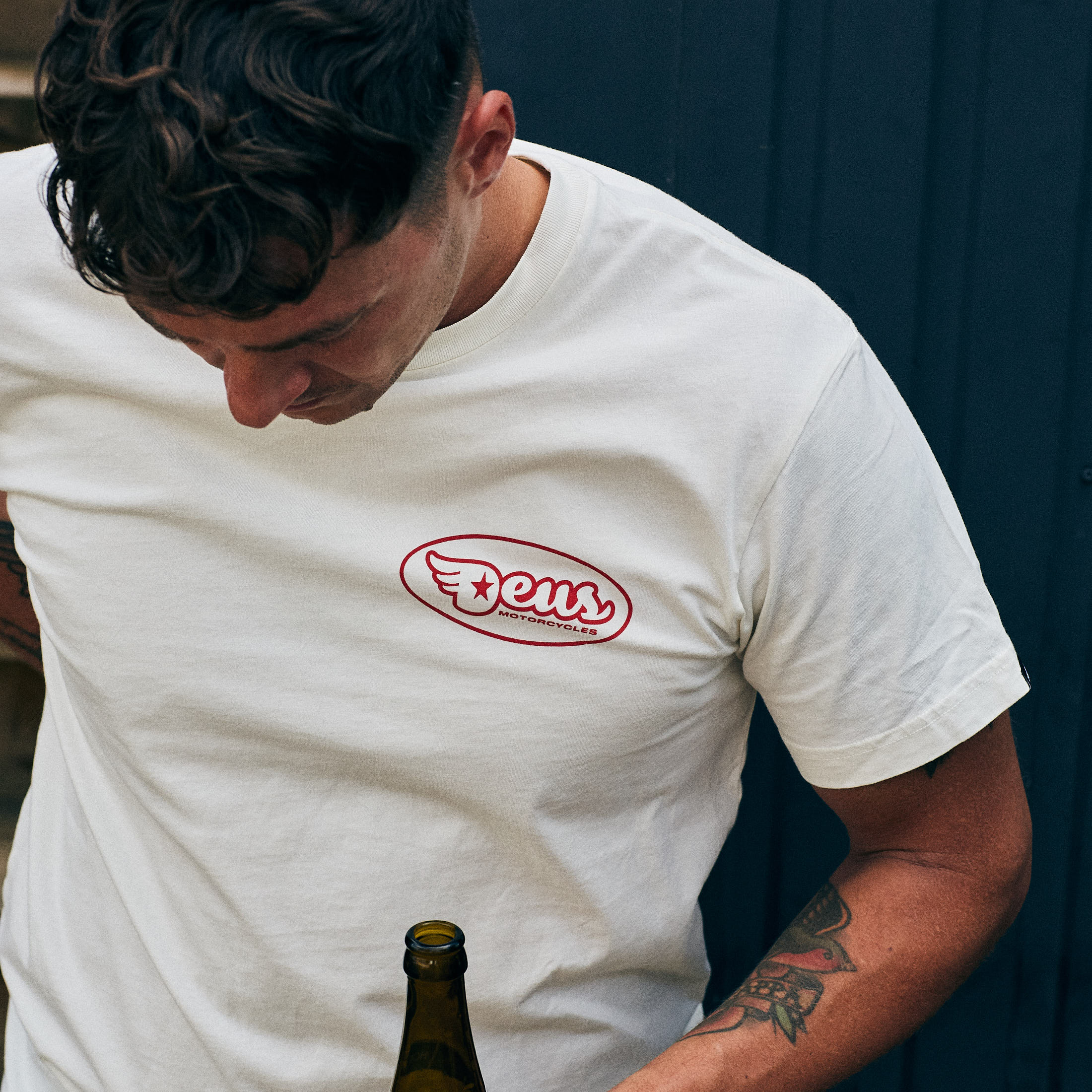 DEUS EX MACHINA - T-Shirt - Repeller Tee - Vintage White