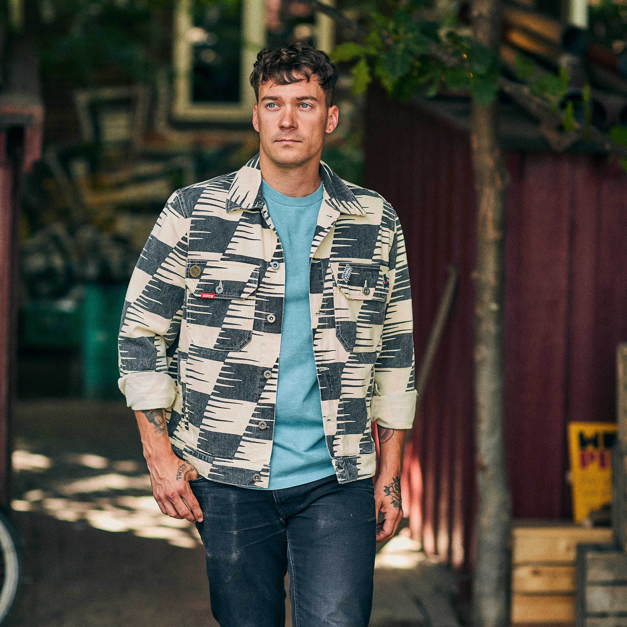 22SS DEUS EX MACHINA×KEI NAITO ツイルジャケット DEUS EX MACHINA - Naito Twill Jacket - Multi – Jake's Apparel