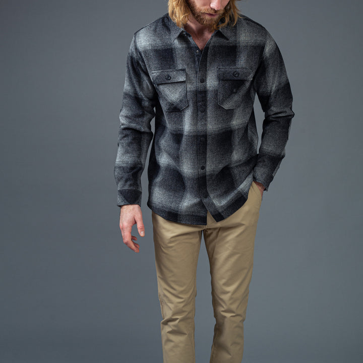 ROARK X PENDLETON - NORDSMAN CHARCOAL - 100% Wool