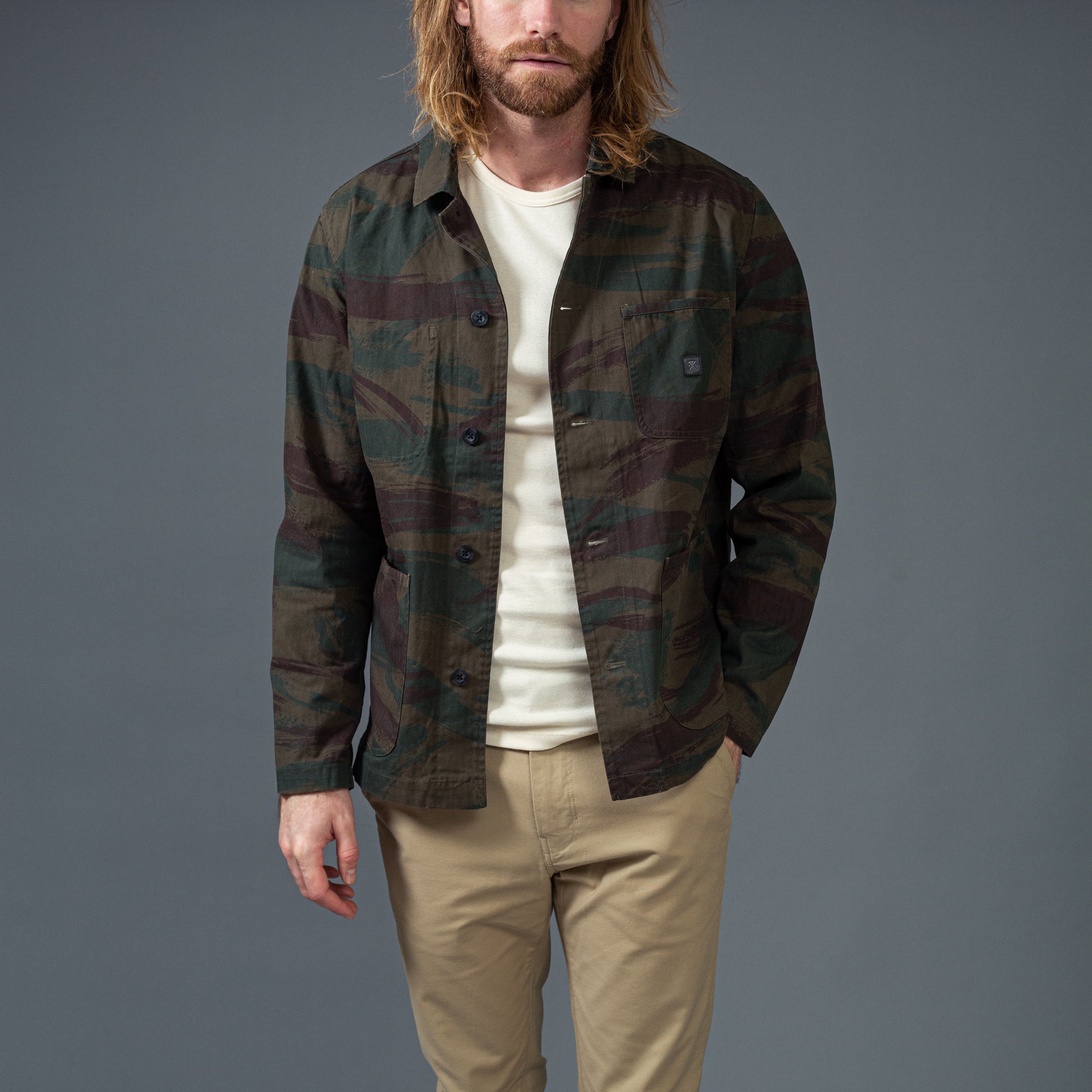 ROARK - ATLAS JACKET Waxed cotton - Camo