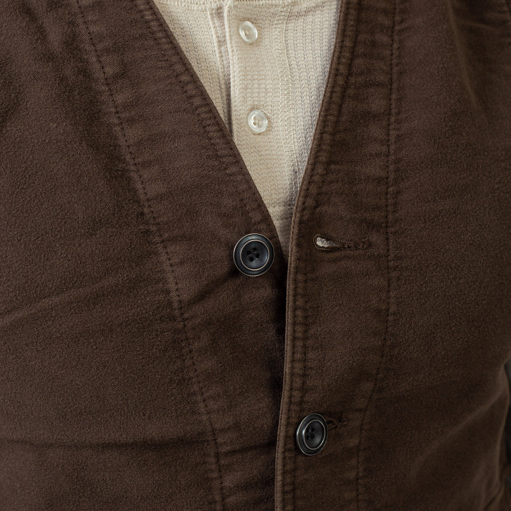 CHESAPEAKE'S - Vest -"St. Michal"Moleskin - Brown