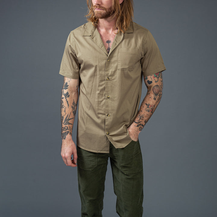 ROARK - short sleeve shirt - khaki