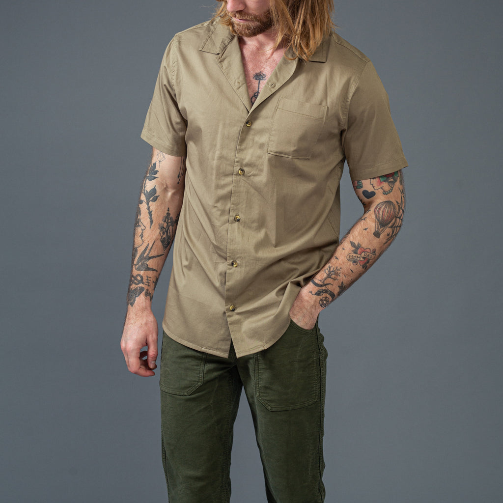 ROARK - short sleeve shirt - khaki