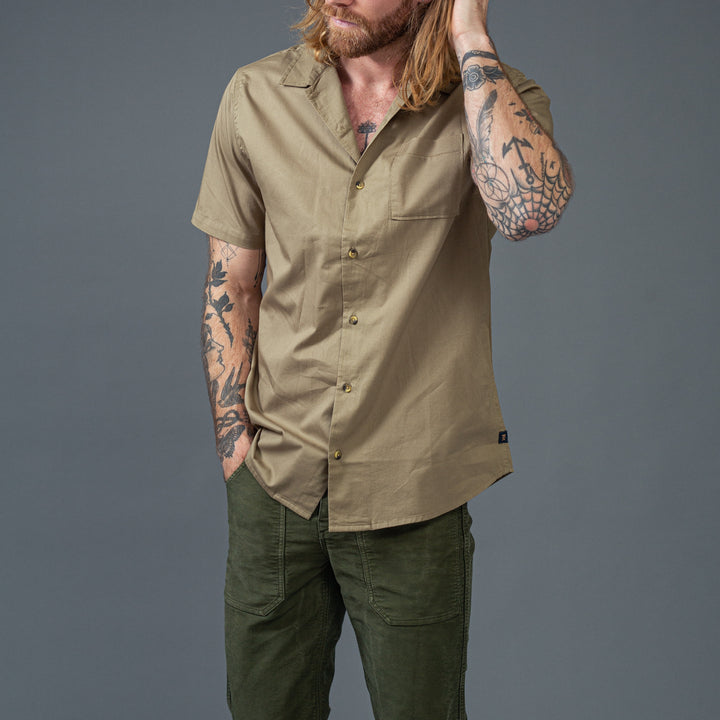 ROARK - short sleeve shirt - khaki