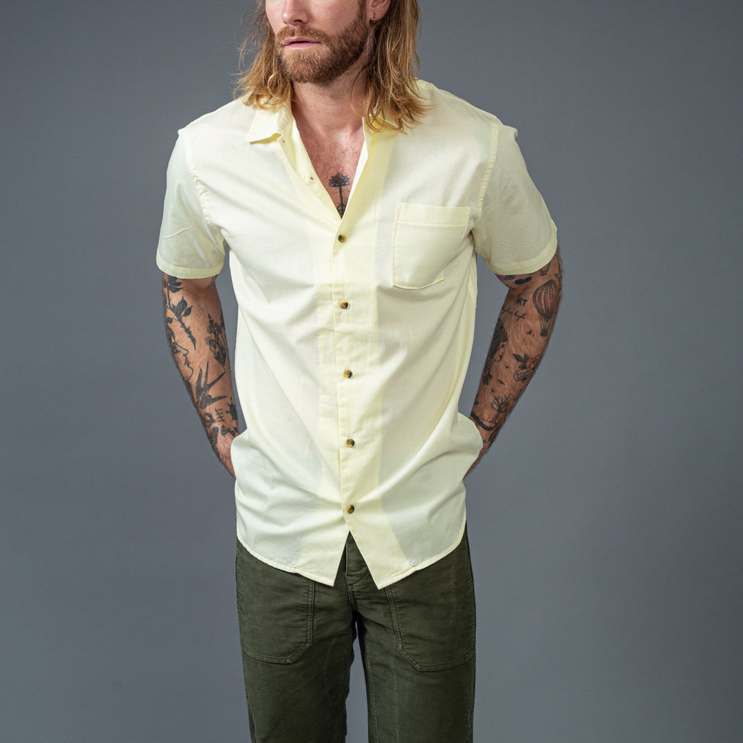 ROARK - Short-sleeved shirt - yellow