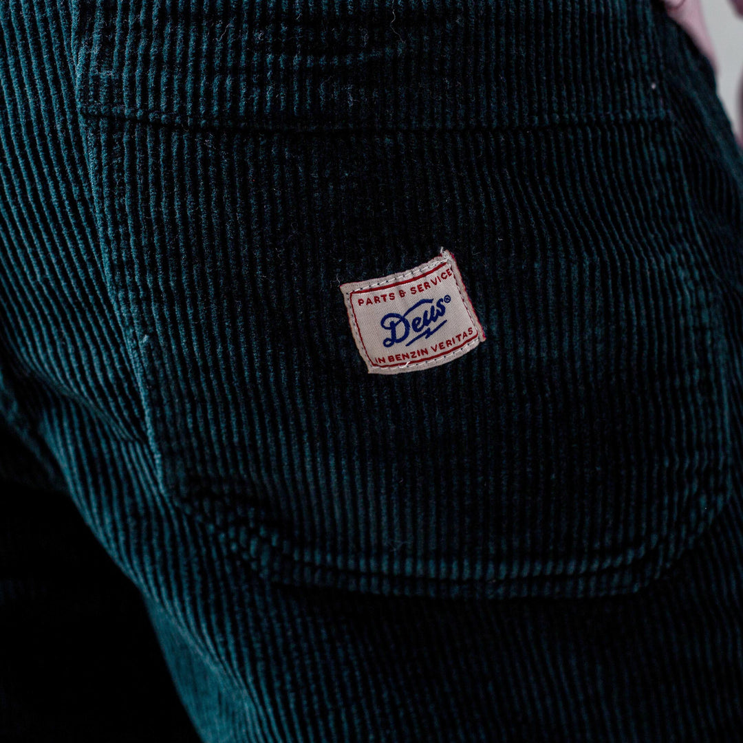 DEUS - The Jonah Cord Pant - PETROLIUM GREEN