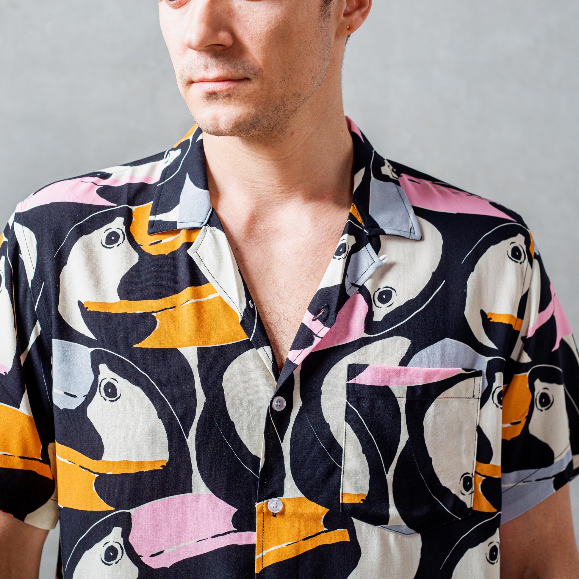 Duvin Design - Hawaiian Shirt - Toucan