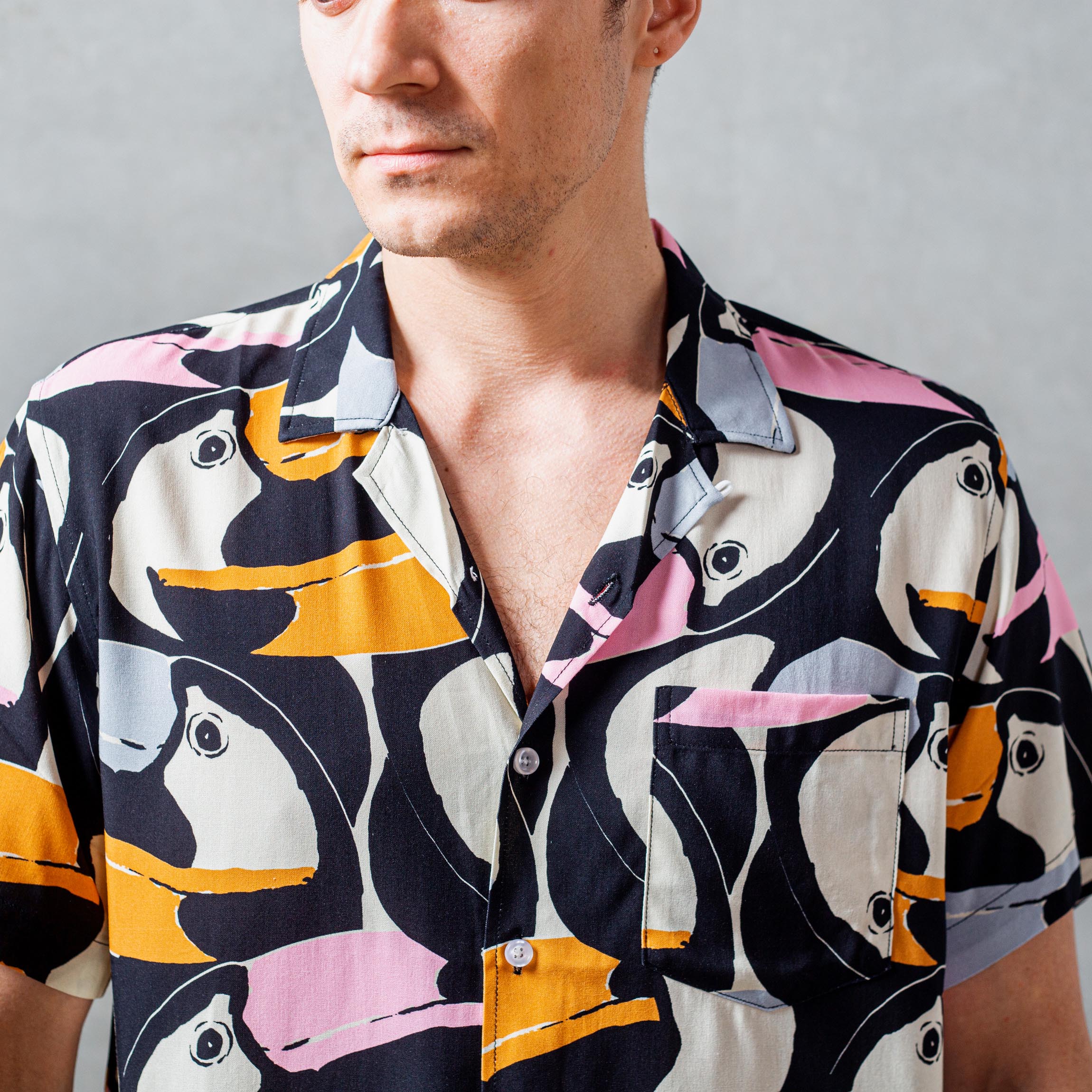 Duvin Design - Hawaiian Shirt - Toucan