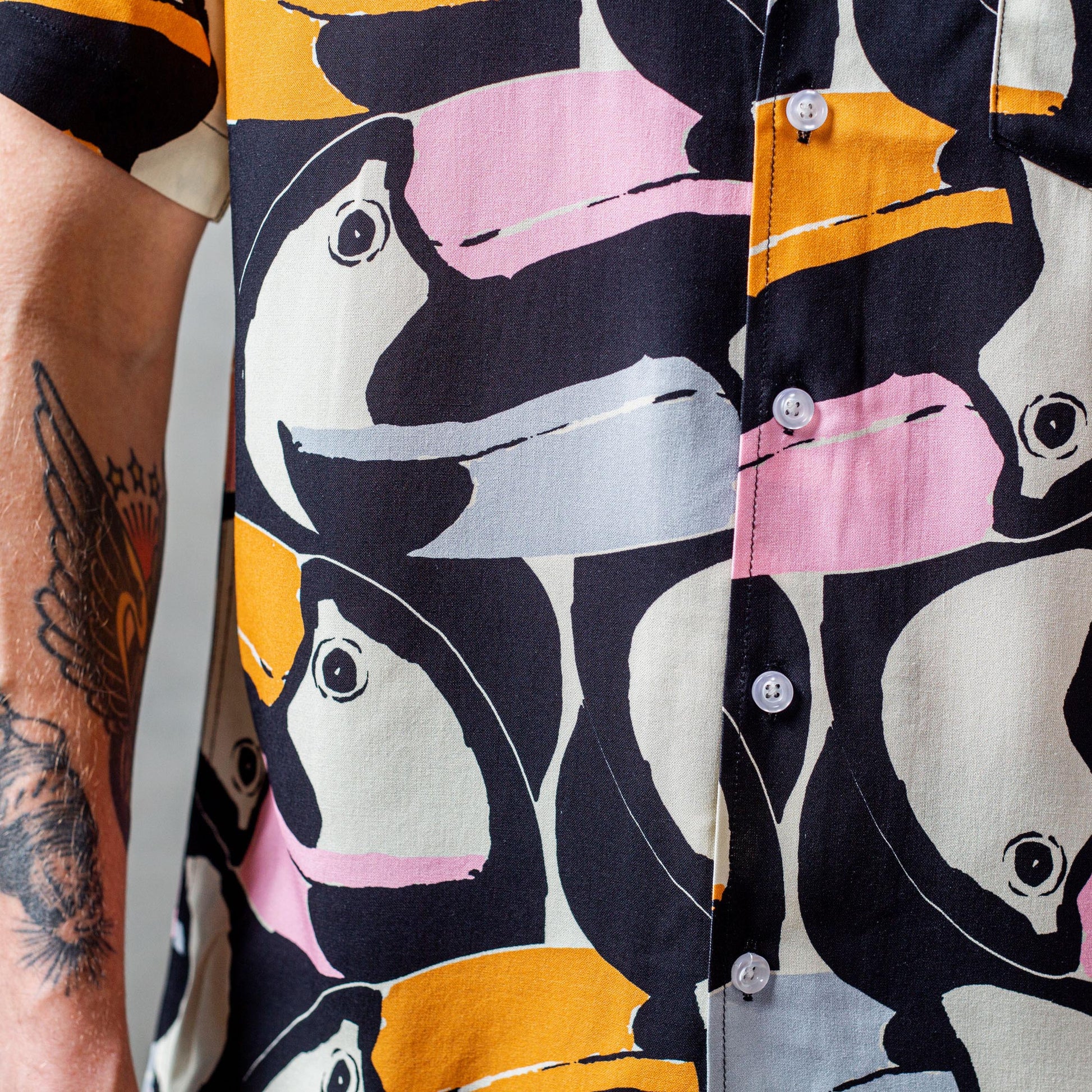 Duvin Design - Hawaiian Shirt - Toucan