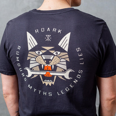 ROARK - T-shirt - LYNX - Sort