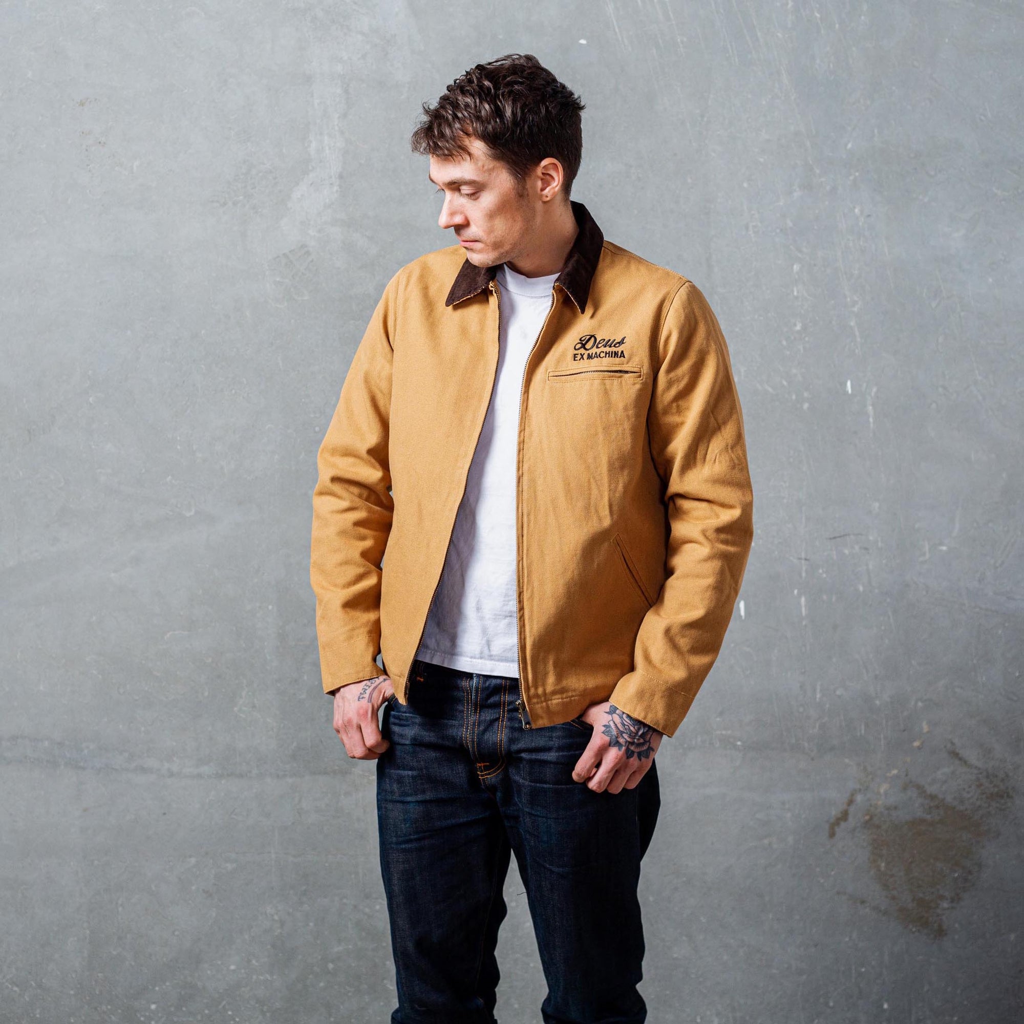 DEUS EX MACHINA - WORKWEAR JACKET - WOOL- DIJON