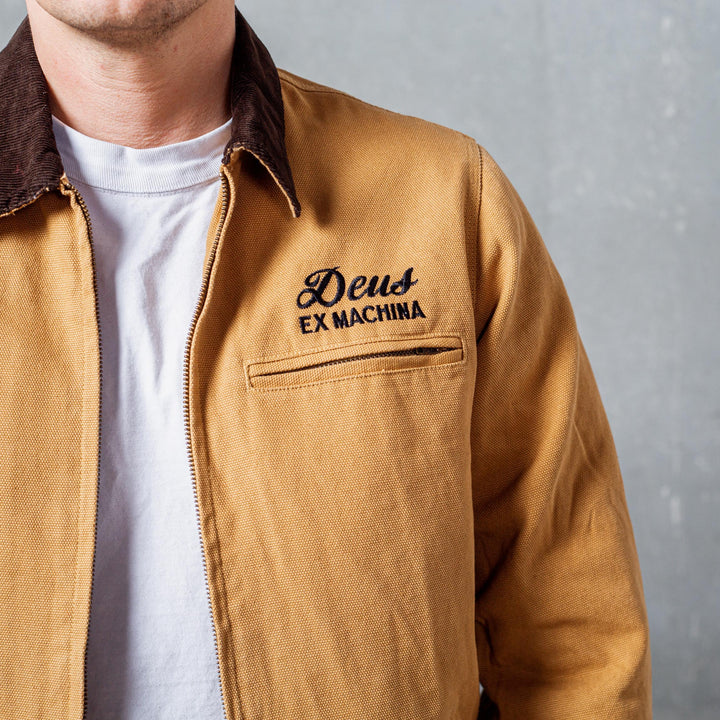 DEUS EX MACHINA - WORKWEAR JACKET - WOOL- DIJON