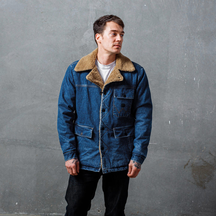 ROARK X Wrangler THE ROUNDUP JACKET WOOL and DENIM