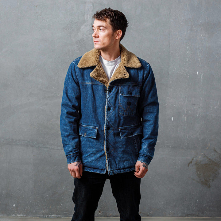 ROARK X Wrangler THE ROUNDUP JACKET WOOL and DENIM