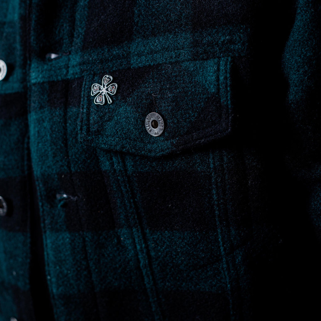 DEUS EX MACHINA - Mikey Plaid Trucker - Green Plaid
