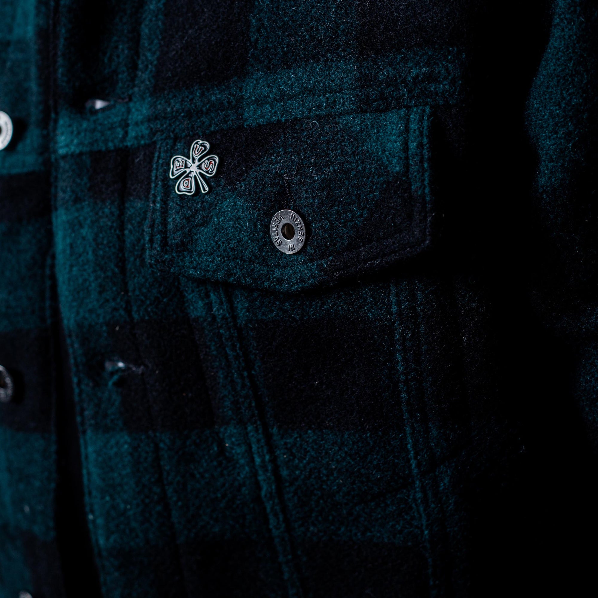 DEUS EX MACHINA - Mikey Plaid Trucker - Green Plaid