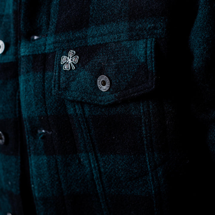 DEUS EX MACHINA - Mikey Plaid Trucker - Green Plaid