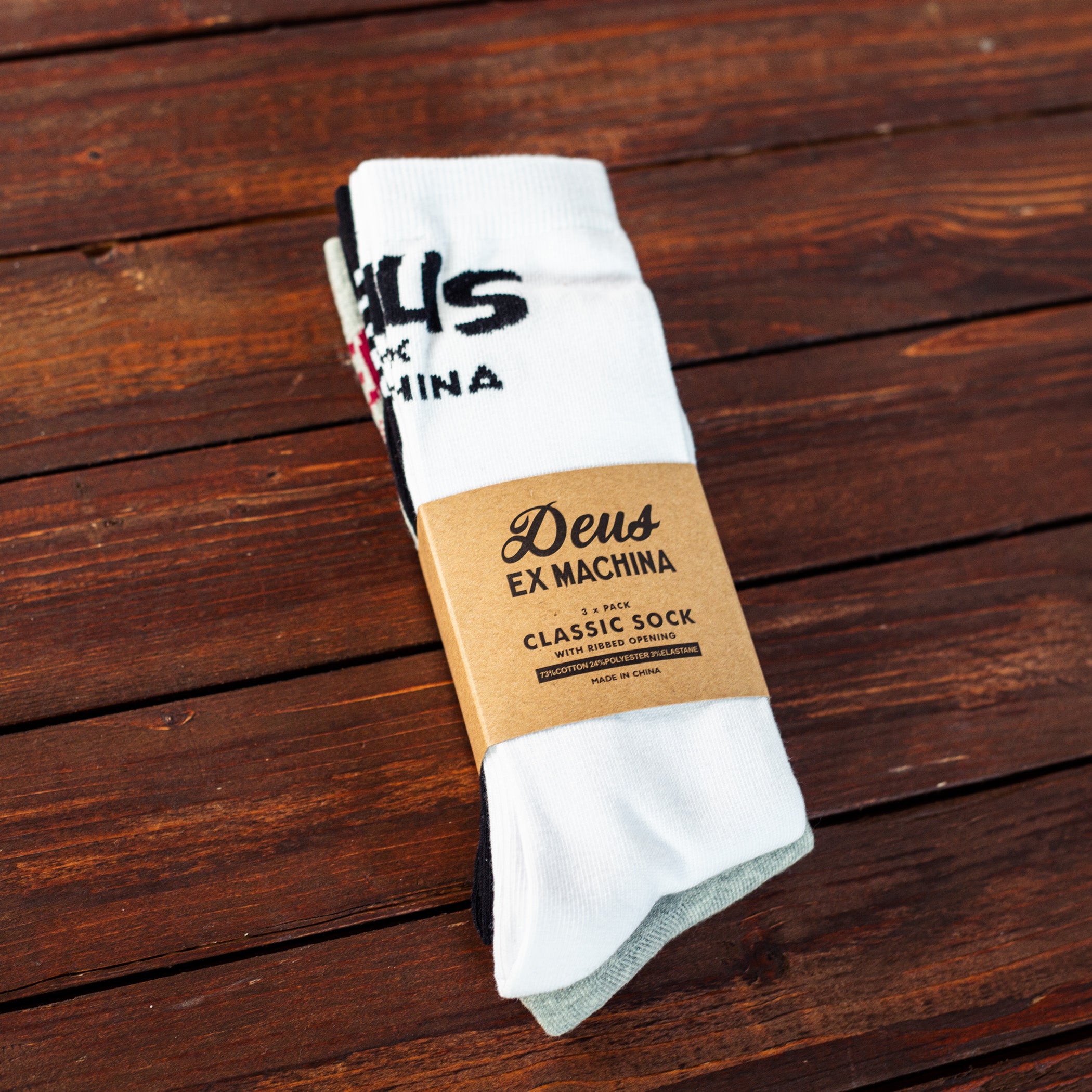 Deus Ex Machina - Curvy Sock - 3 Pack Multi