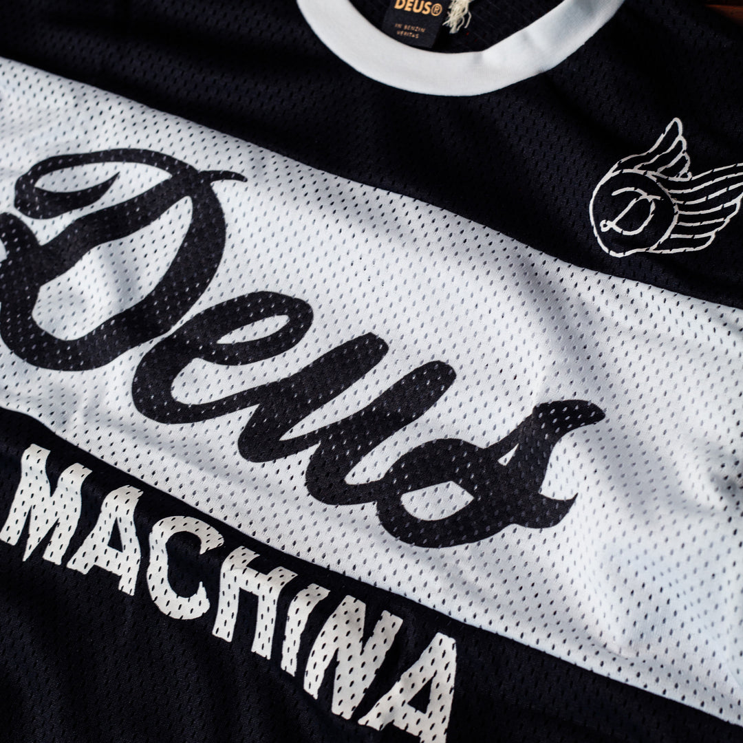 DEUS EX MACHINA - Black/White - Saber Moto Jersey