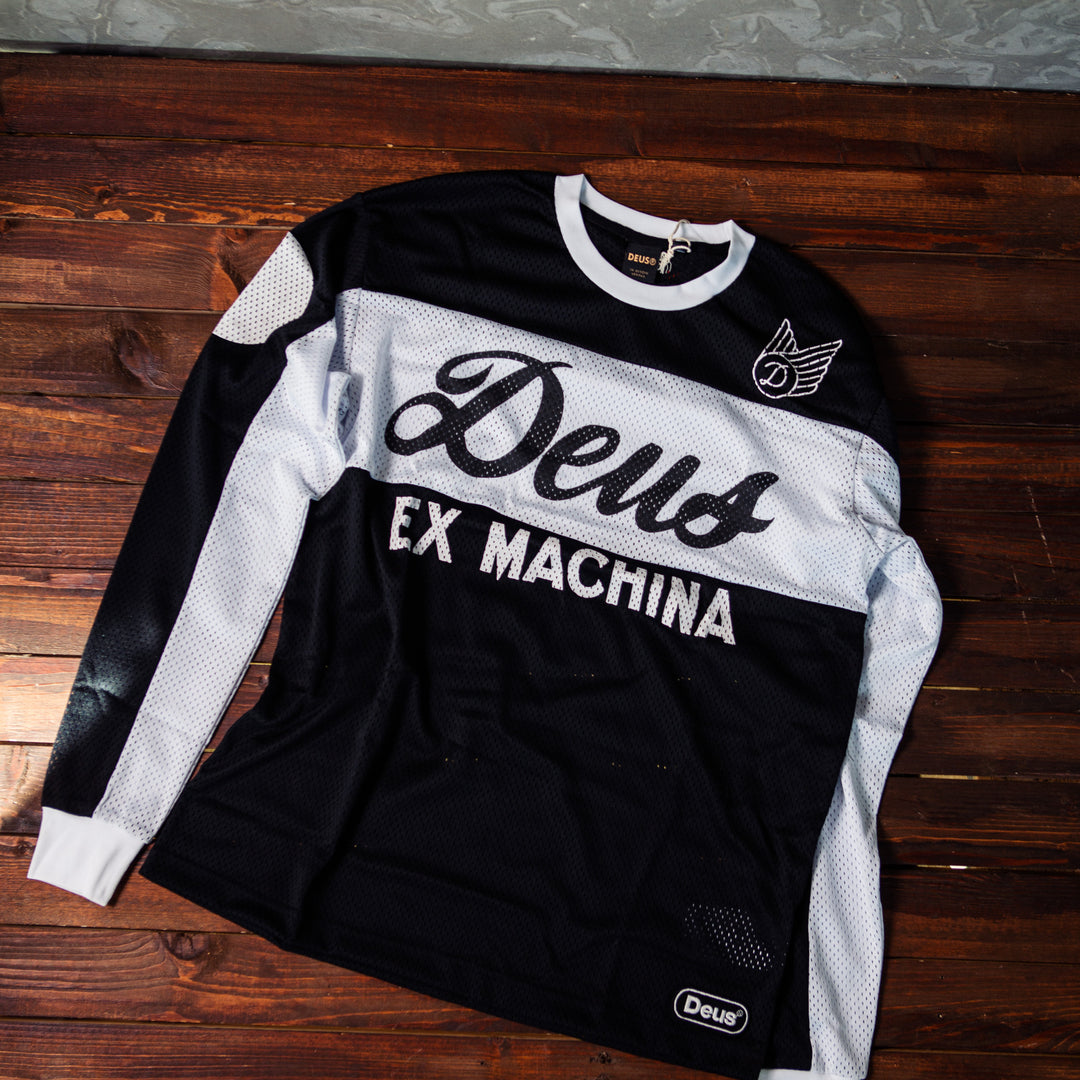 DEUS EX MACHINA - Black/White - Saber Moto Jersey